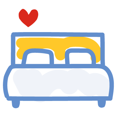 Private bedroom icon