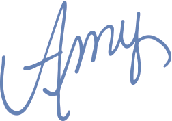 Amy's signature